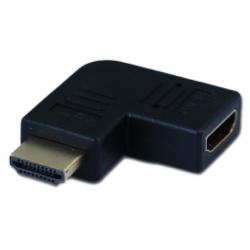 HDMI ADAPTOR, ANGLED, MALE TO FEMALE