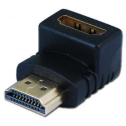HDMI ADAPTOR, ANGLED, MALE TO FEMALE