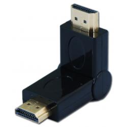 HDMI ADAPTOR, SWING TYPE, MALE TO MALE